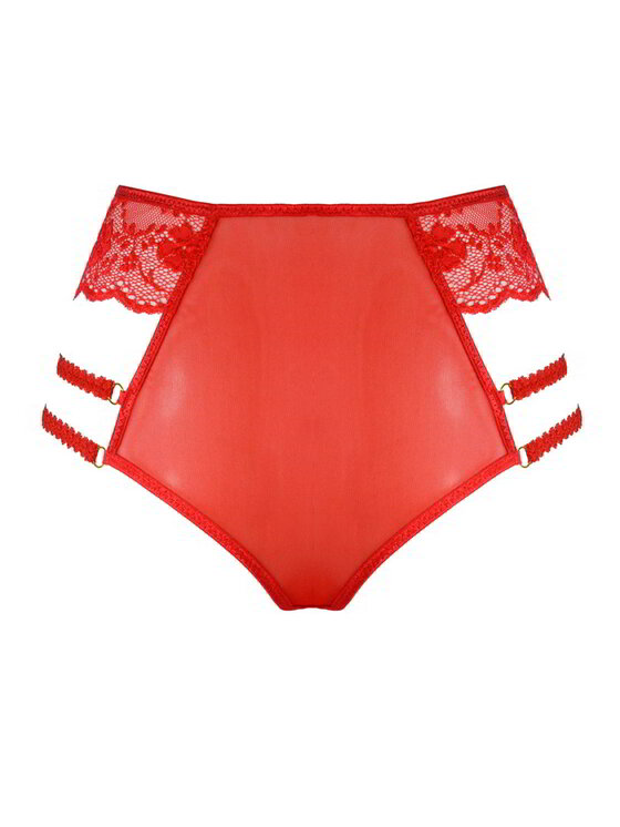 White Rvbbit White Rvbbit Figi klasyczne z wysokim stanem Mad Cat No. 13 Red Czerwony