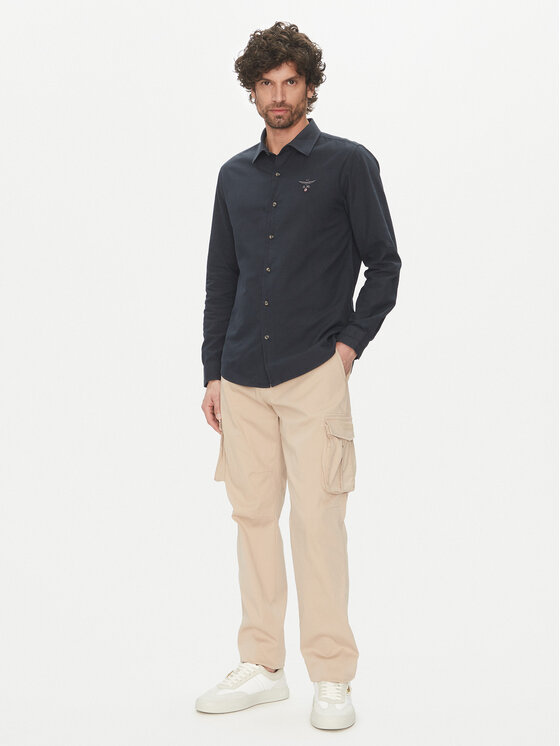 Aeronautica Militare Aeronautica Militare Πουκάμισο 251CA1266CT3531 Σκούρο μπλε Regular Fit
