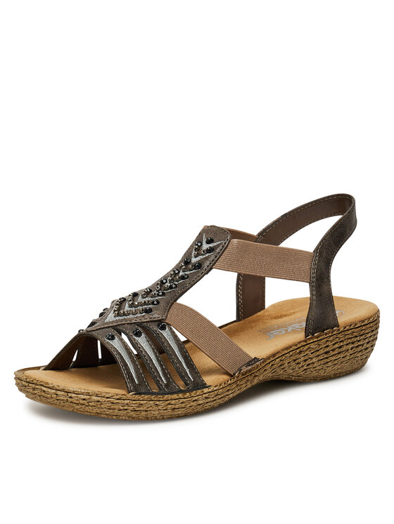 Rieker Rieker Sandalen 65861-45 Grau