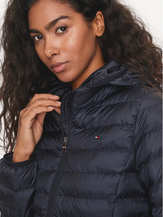 Tommy Hilfiger Tommy Hilfiger Prechodná bunda Global Stripe WW0WW42046 Tmavomodrá Regular Fit