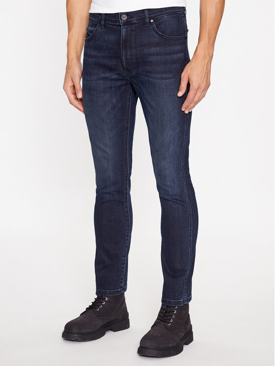 Wrangler Wrangler Teksad Larston 112345378 Tumesinine Slim Fit