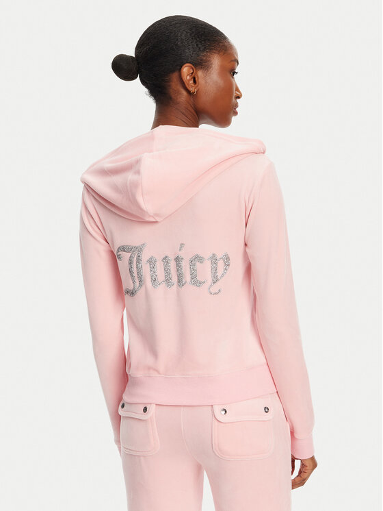 Juicy Couture Juicy Couture Mikina Robertson JCBAS125805 Ružová Regular Fit