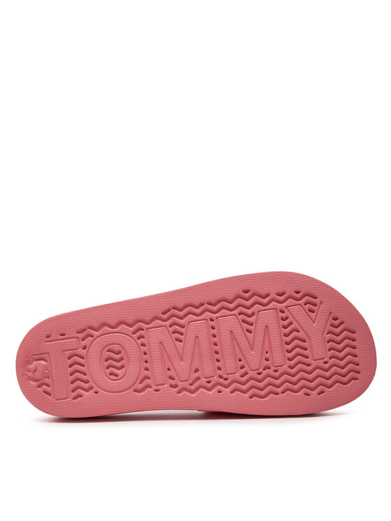 Tommy Jeans Tommy Jeans Klapki Tommy Jeans Flag Pool Slide Ess EN0EN02115 Różowy