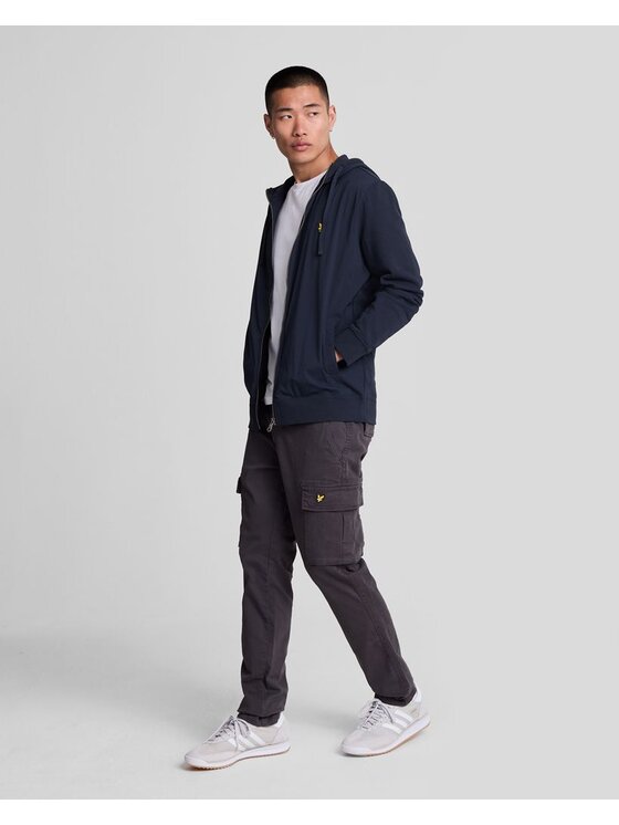 Lyle & Scott Lyle & Scott Spodnie cargo PANTALONI CARGO Szary Cargo Fit