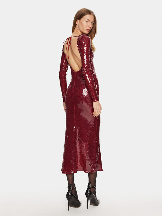 BARDOT BARDOT Rochie cocktail Verona 58859DB Vișiniu Slim Fit