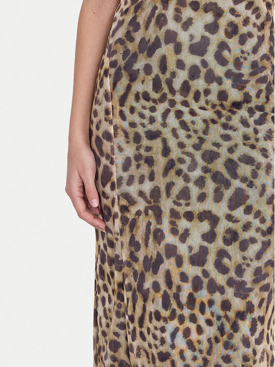 Noisy May Noisy May Ljetna haljina Lesley 27033993 Smeđa Slim Fit