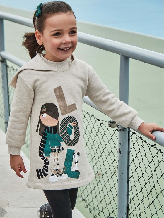 Mayoral Mayoral Kootud kleit 4930 Beež Regular Fit