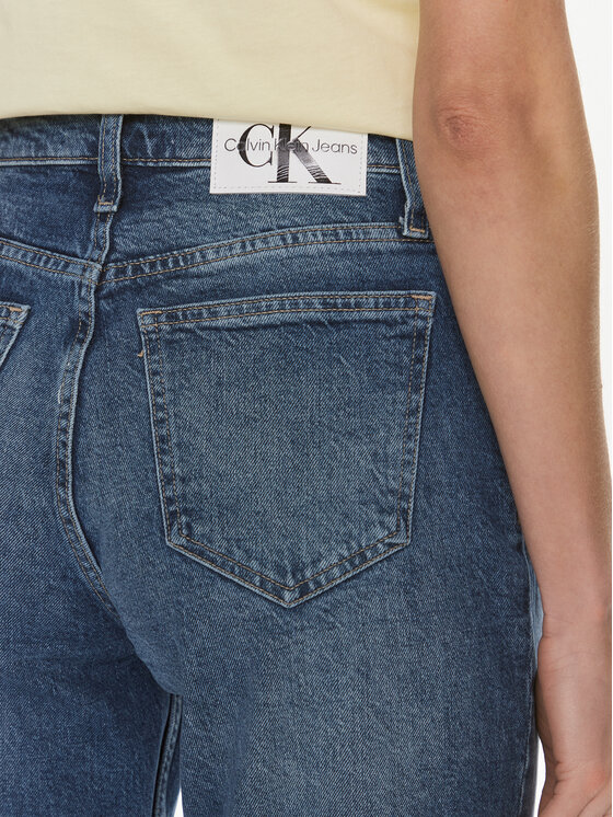Calvin Klein Jeans Calvin Klein Jeans Traperice J20J222151 Plava Mom Fit