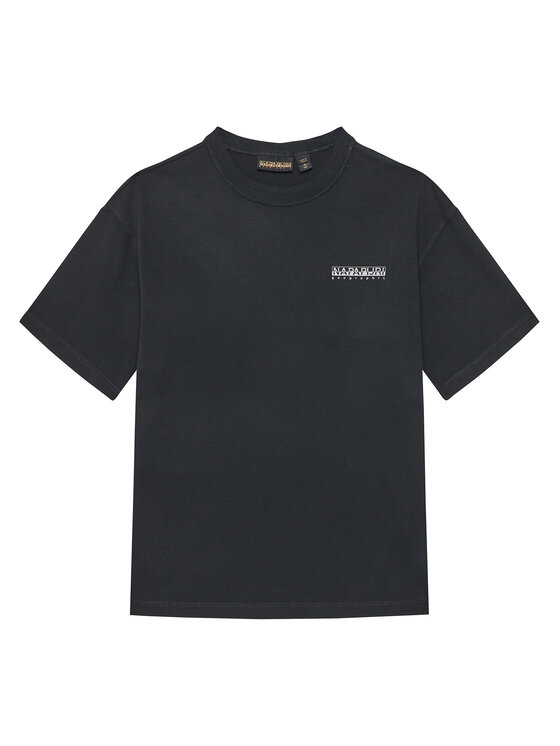 Napapijri Napapijri T-särk S-Ahr NP0A88ZO D Must Regular Fit