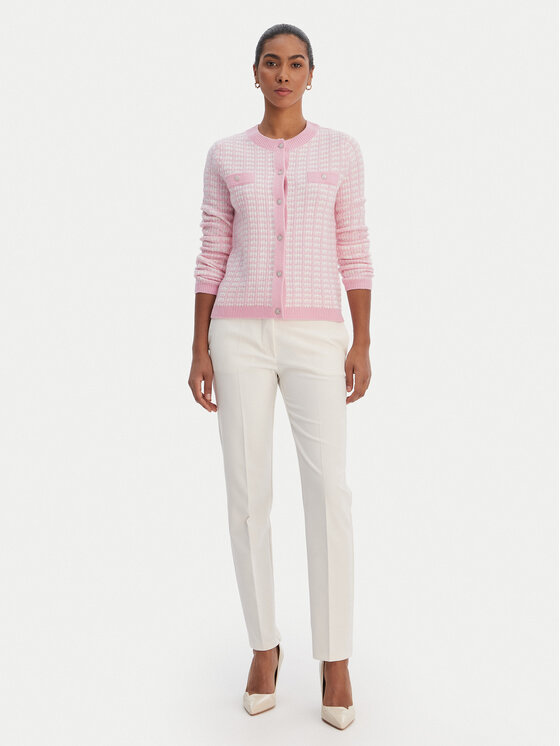 Morgan Morgan Kardigán 251-MORESA Rózsaszín Slim Fit