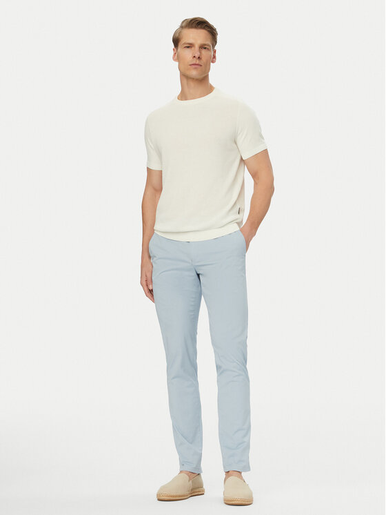 Bugatti Bugatti Pantaloni chino 4220-16301E Azzurro chiaro Regular Fit