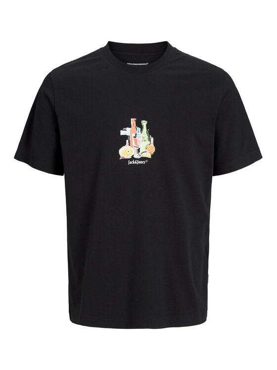 Jack & Jones Jack & Jones T-Shirt Varenna 12273162 Czarny Regular Fit