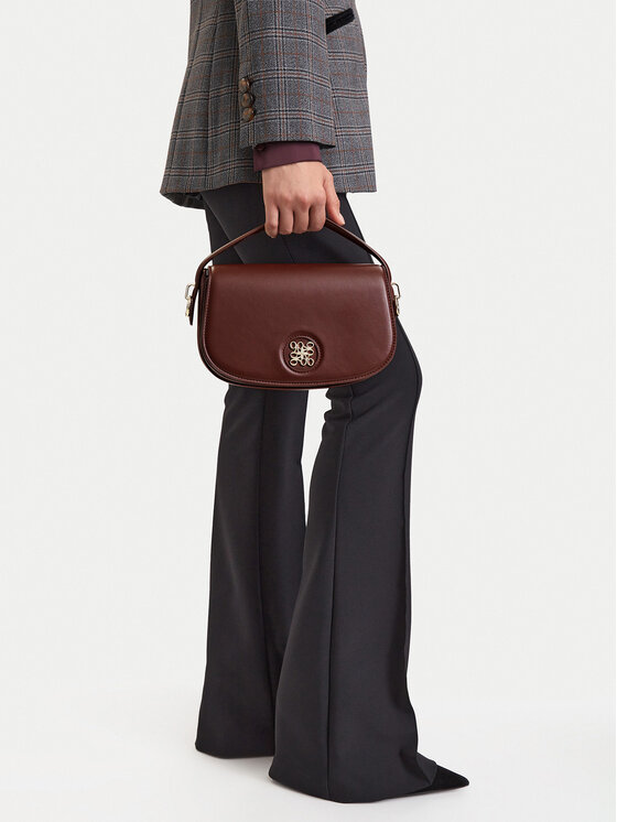 Nine West Nine West Дамска чанта CEO-VELVET LANE-LDA9340 Тъмнокафяв