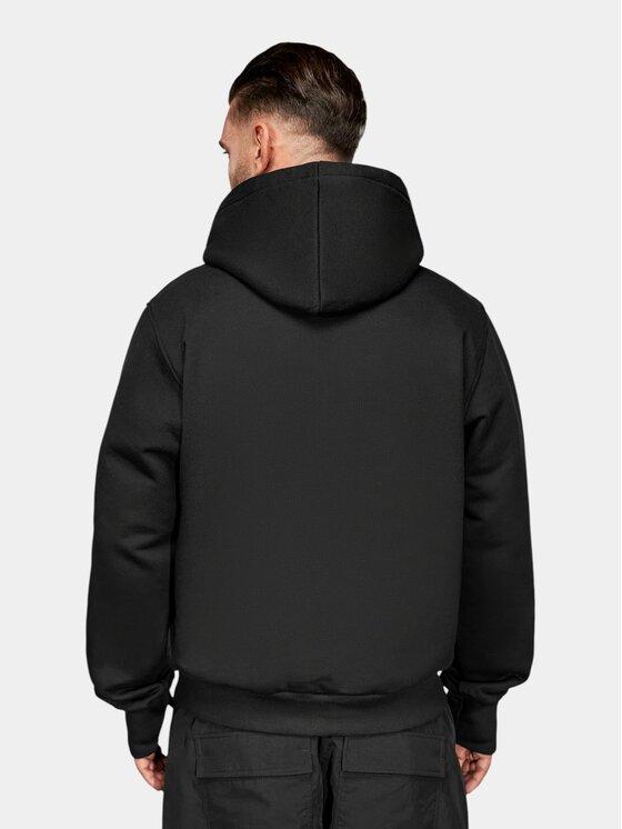 MADE BY SOCIETY MADE BY SOCIETY Kurtka anorak GRAVE - H17505 Czarny Basic Fit