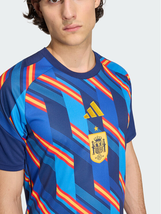 adidas adidas Koszulka techniczna 169969 Niebieski jasny Slim Fit