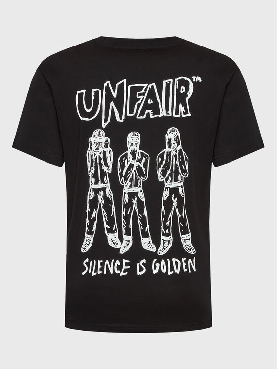 Unfair Athletics Herren T-Shirt 'Punchingball' – Schwarz, Regular Fit, 100% Baumwolle