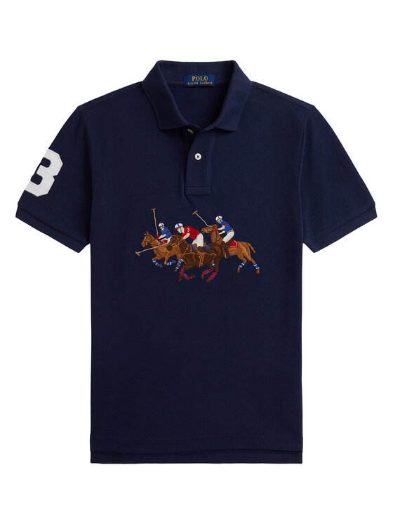 Polo Ralph Lauren Polo Ralph Lauren Polokošeľa 323A95752001 Tmavomodrá Regular Fit
