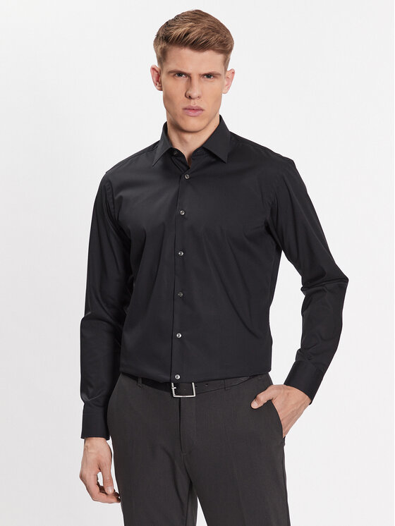 BOSS Boss Košeľa 50473265 Čierna Regular Fit