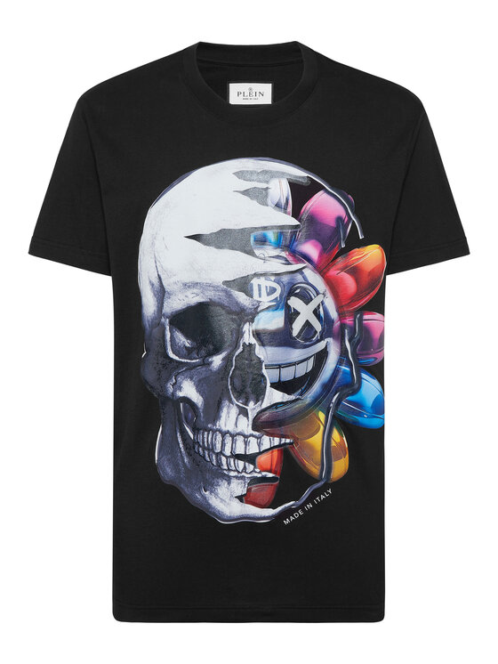PHILIPP PLEIN PHILIPP PLEIN T-Shirt 22229 Czarny Regular Fit