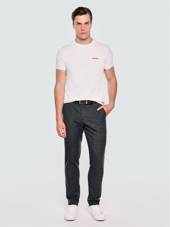 BIG STAR BIG STAR T-Shirt KARR Biały Basic Fit