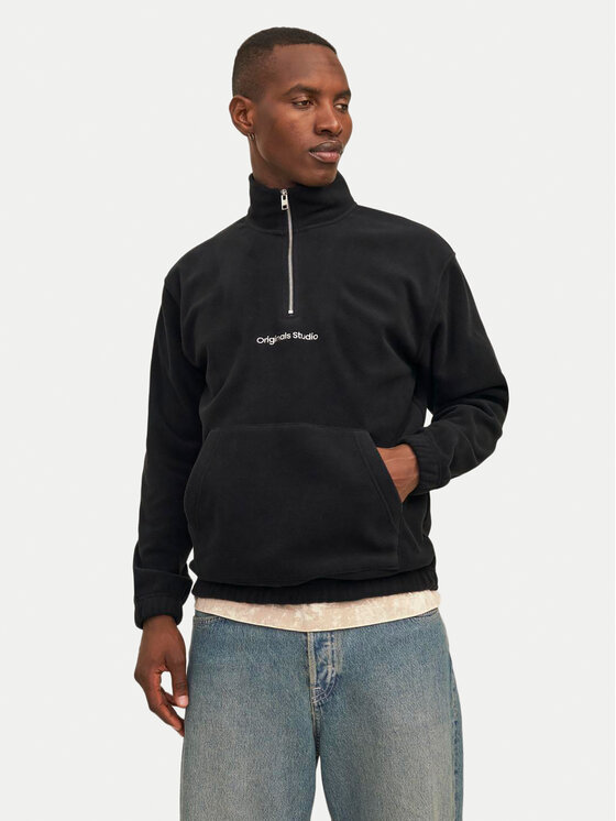 Jack&Jones Jack&Jones Felpa di pile Vesterbro 12262981 Nero Relaxed Fit