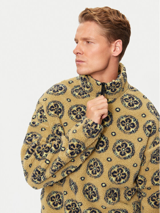 Jack&Jones Jack&Jones Majica dugih rukava Geo Teddy 12274453 Smeđa Relaxed Fit