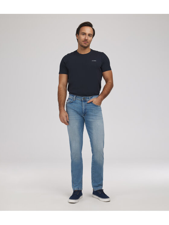 Lee Cooper Lee Cooper Jeansy JEANS M LC7504 3146 BRUSHED USED Niebieski Tapered Fit