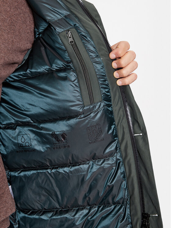 Bomboogie Bomboogie Пухено яке CM 228P T GKG3 Зелен Regular Fit