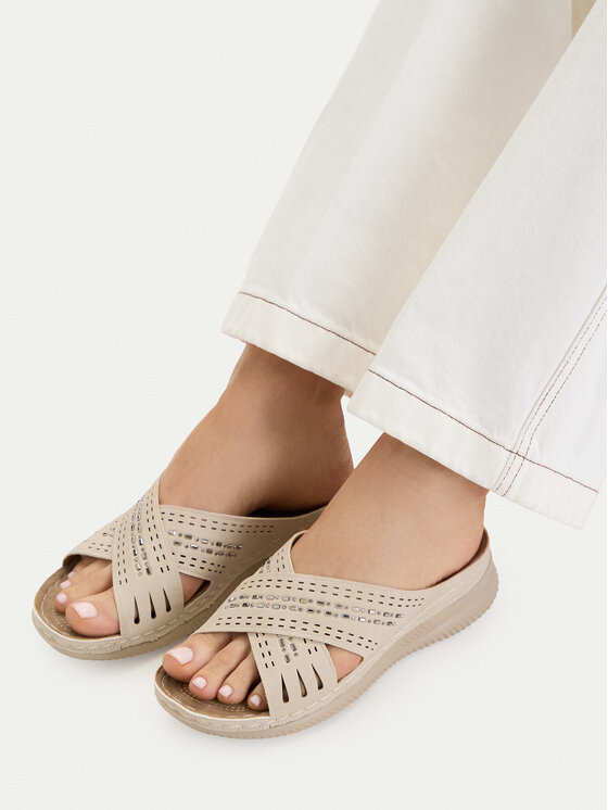 Go Soft Go Soft Шльопанці CEO-WYL05010-08 Бежевий