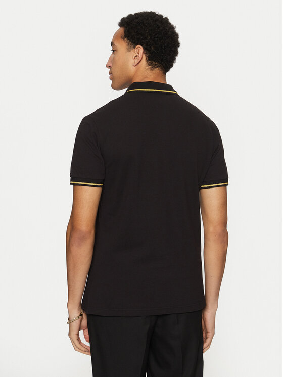 Versace Jeans Couture Versace Jeans Couture Polo majica 78GAGT00 Črna Regular Fit