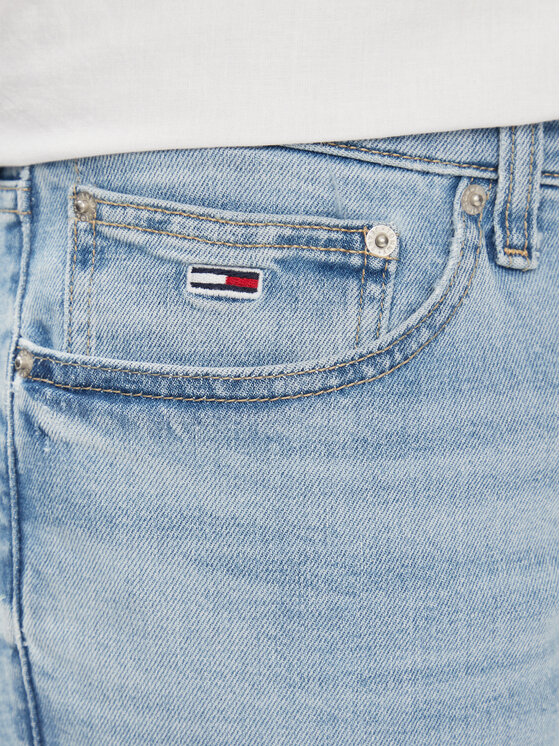 Tommy Jeans Tommy Jeans Džínsové šortky Scanton DM0DM18798 Modrá Slim Fit