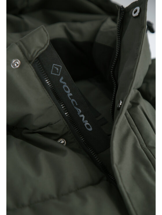 Volcano Volcano Kurtka puchowa J-GILBERT Zielony Regular Fit