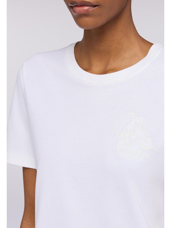 Trussardi Trussardi T-shirt G1156000197N001 Bianco Regular Fit