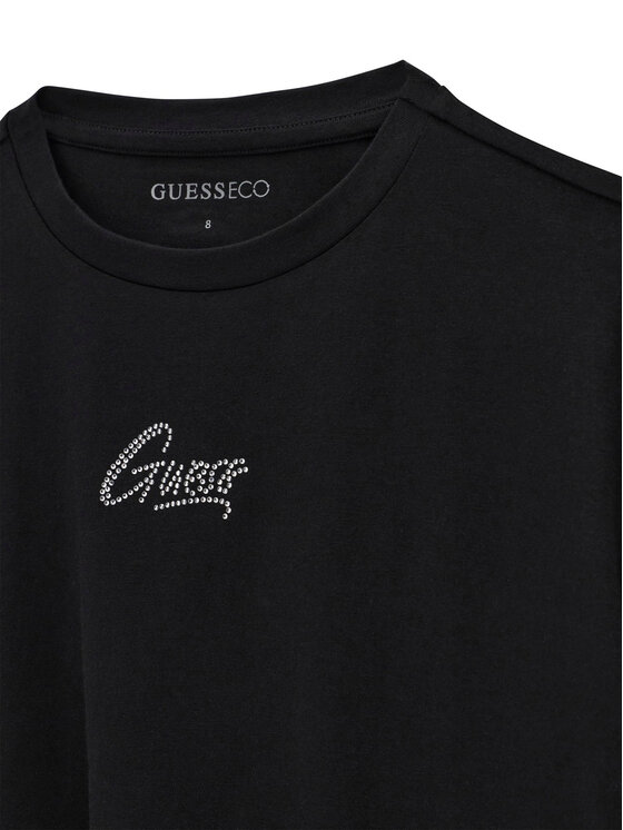 Guess Guess Marškinėliai J6GI29 K6YW4 Juoda Relaxed Fit