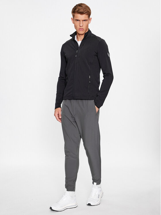 EA7 Emporio Armani EA7 Emporio Armani Majica dugih rukava 6RPMC5 PJTNZ 1200 Crna Regular Fit