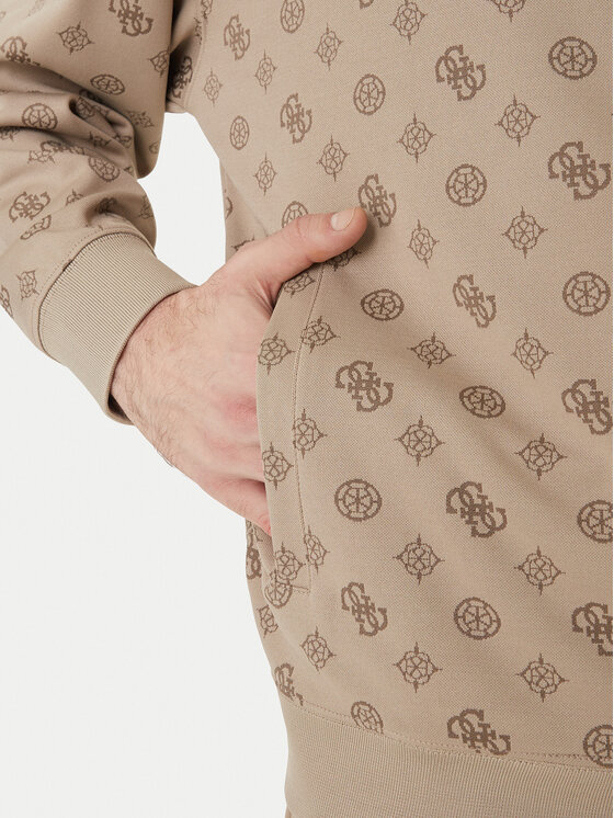 Guess Guess Μπλούζα Z6GQ07 K2849 Μπεζ Relaxed Fit