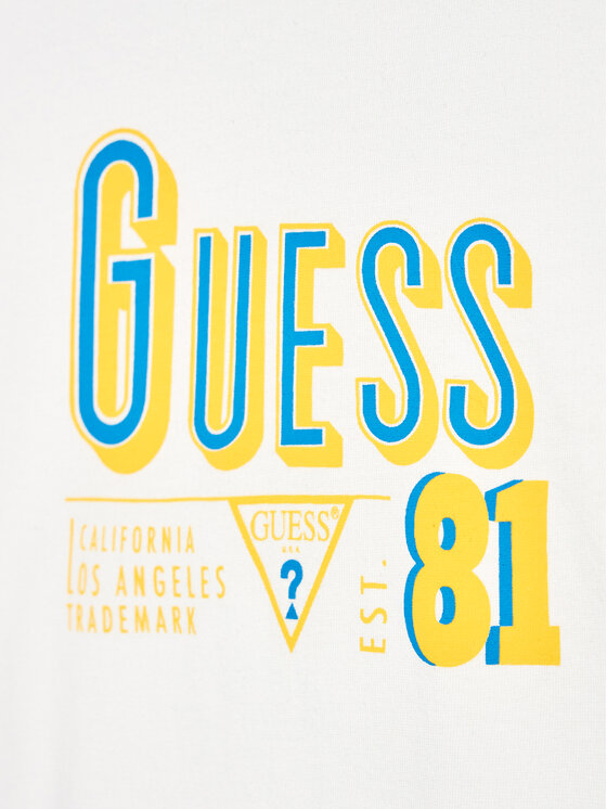 T-shirt N2GI07 K8HM0 Bianco Regular Fit