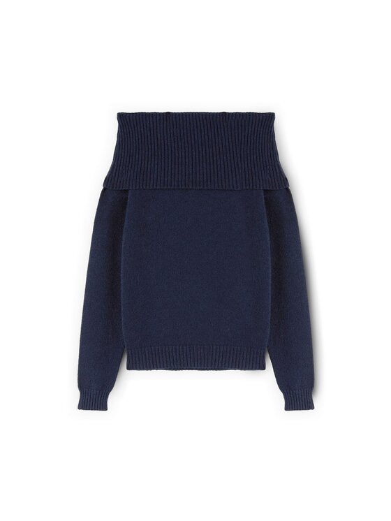 Motivi Motivi Maglione M095E002074N034 Blu Over Fit