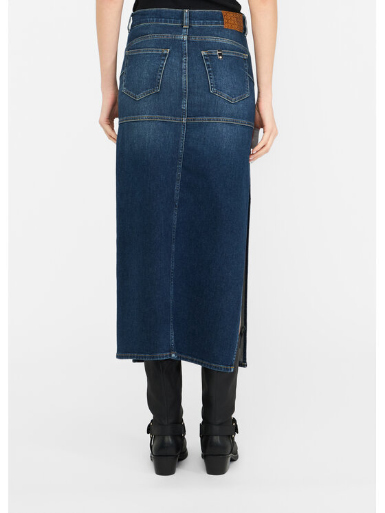 Liu Jo Liu Jo Gonna di jeans UF5129D026978947 Celeste Regular Fit