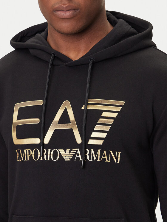 EA7 Emporio Armani EA7 Emporio Armani Mikina 7M001190 AF17787 UC001 Černá Regular Fit