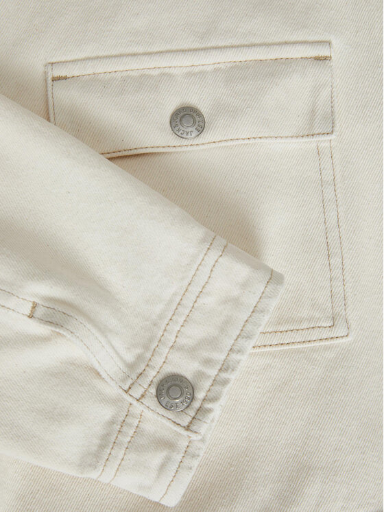 Jack&Jones Jack&Jones Jeans jakna Steel 12231171 Écru Regular Fit