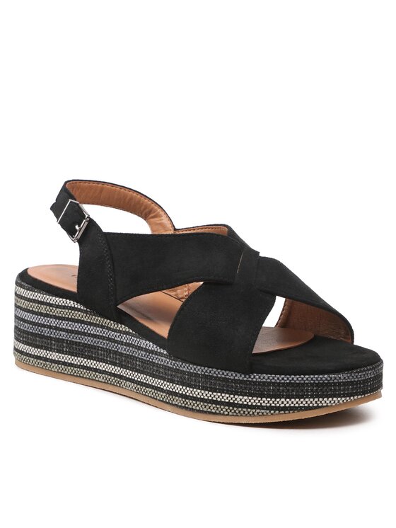 Clara Barson Clara Barson Sandalen MELITTA WS22127-02 Schwarz