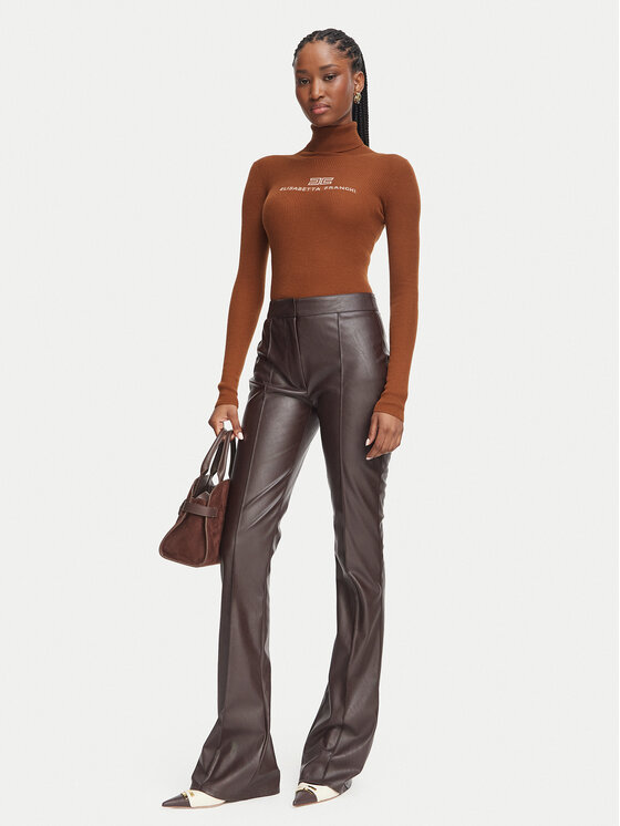 Elisabetta Franchi Elisabetta Franchi Dolčevita MK-18B-66E2-V320pr Smeđa Slim Fit