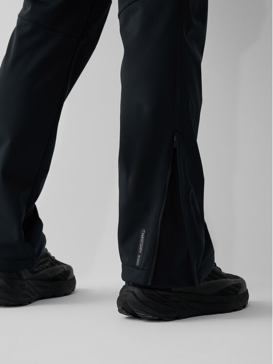 4F 4F Spodnie outdoor TACTICAL LINE Czarny Regular Fit