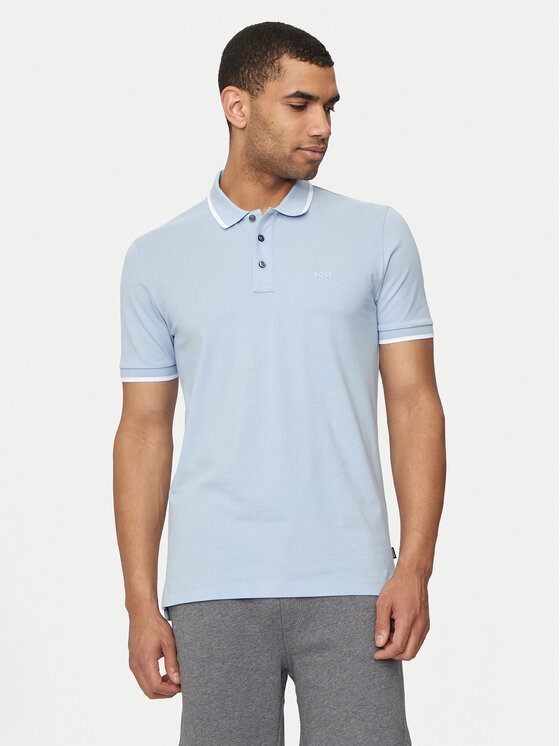 Boss Polo Parlay 190 50494697 Svijetloplava Regular Fit