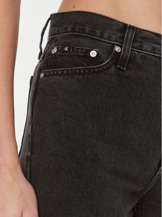 Calvin Klein Jeans Calvin Klein Jeans Jeansy J20J222150 Czarny Mom Fit