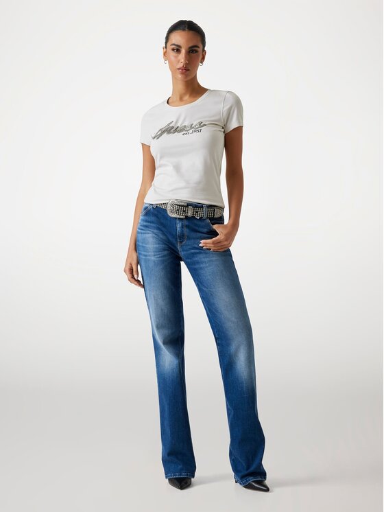 Guess Guess T-Shirt 177027 Biały Classic Fit