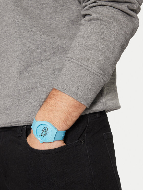 Timex Timex Zegarek Urban Pop X Fortnite® TW2W96900 Niebieski
