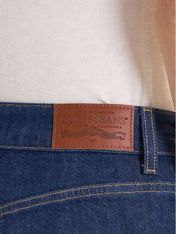 Guess Jeans Guess Jeans Džínová sukně W5BD96 D002A Tmavomodrá Regular Fit