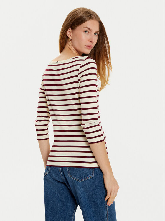 Tommy Hilfiger Tommy Hilfiger Bluză New Cody WW0WW40589 Bej Slim Fit